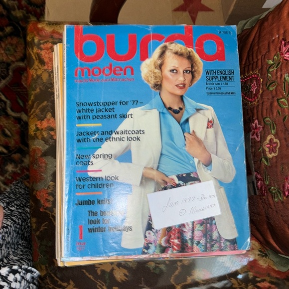 Burda Magazine - January 1977 - Picture 1 of 4
